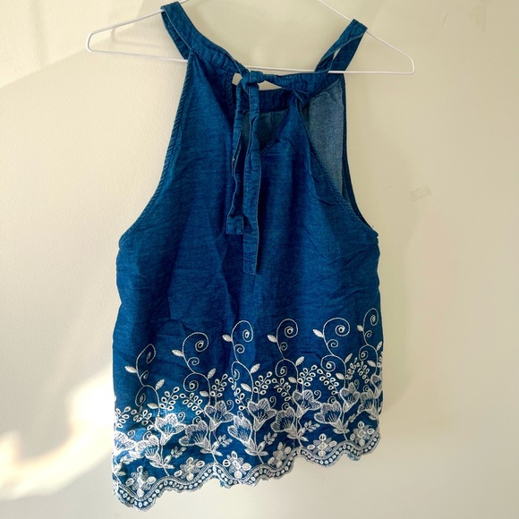 Blue Denim Tank Top - Picture 3 of 4